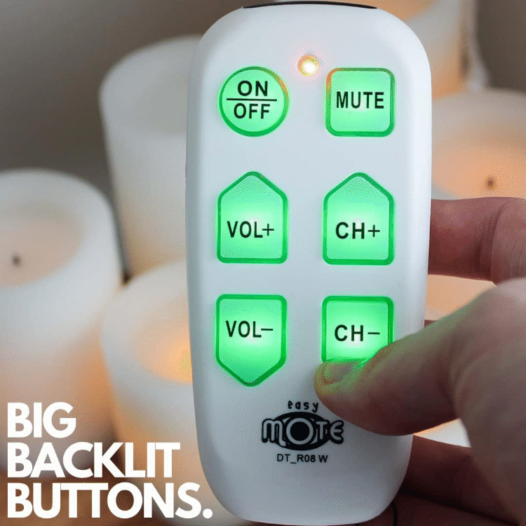 Dementia Friendly TV remote