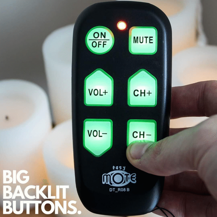 Dementia Friendly TV remote