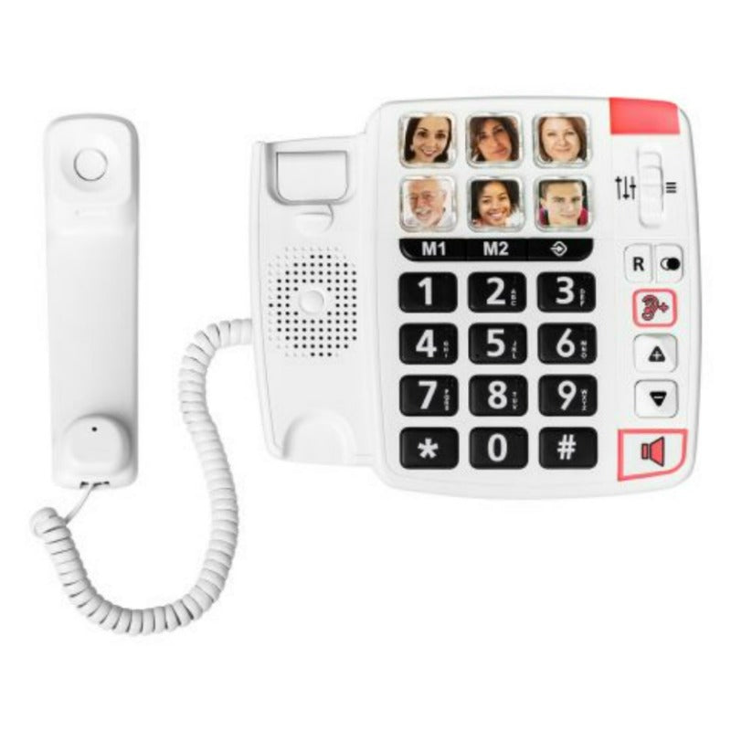 Big Button Amplified Speakerphone With Picture Dialling